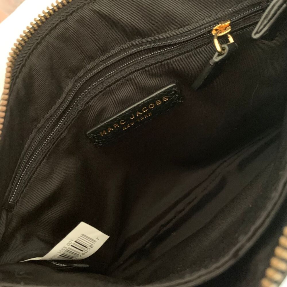 Marc Jacobs Black Pebbled Leather Crossbody with Adjustable  Strap Small - Picture 11 of 13